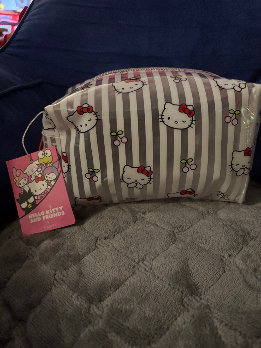 Primary Hello Kitty Clear Cosmetic Bag